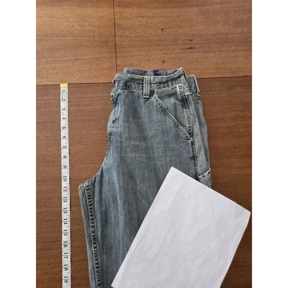 Vtg Tommy Hilfiger Baggy Carpenter Jeans Men's 32x29 Grunge‎ 90s Y2k Distressed